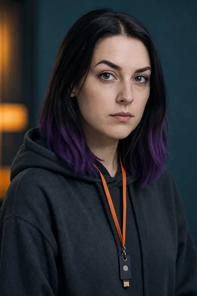 Weronika Firlej — AI-generated portrait; fictional persona