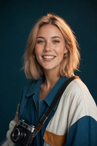 Julia Krzemień — AI-generated portrait; fictional persona