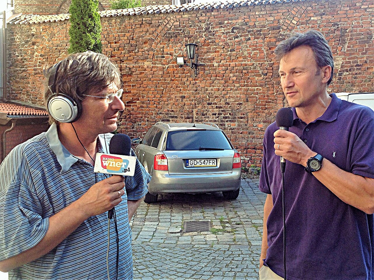 Rozmowa Radia Wnet z mikrofonami w Gdańsku, 2014 rok.